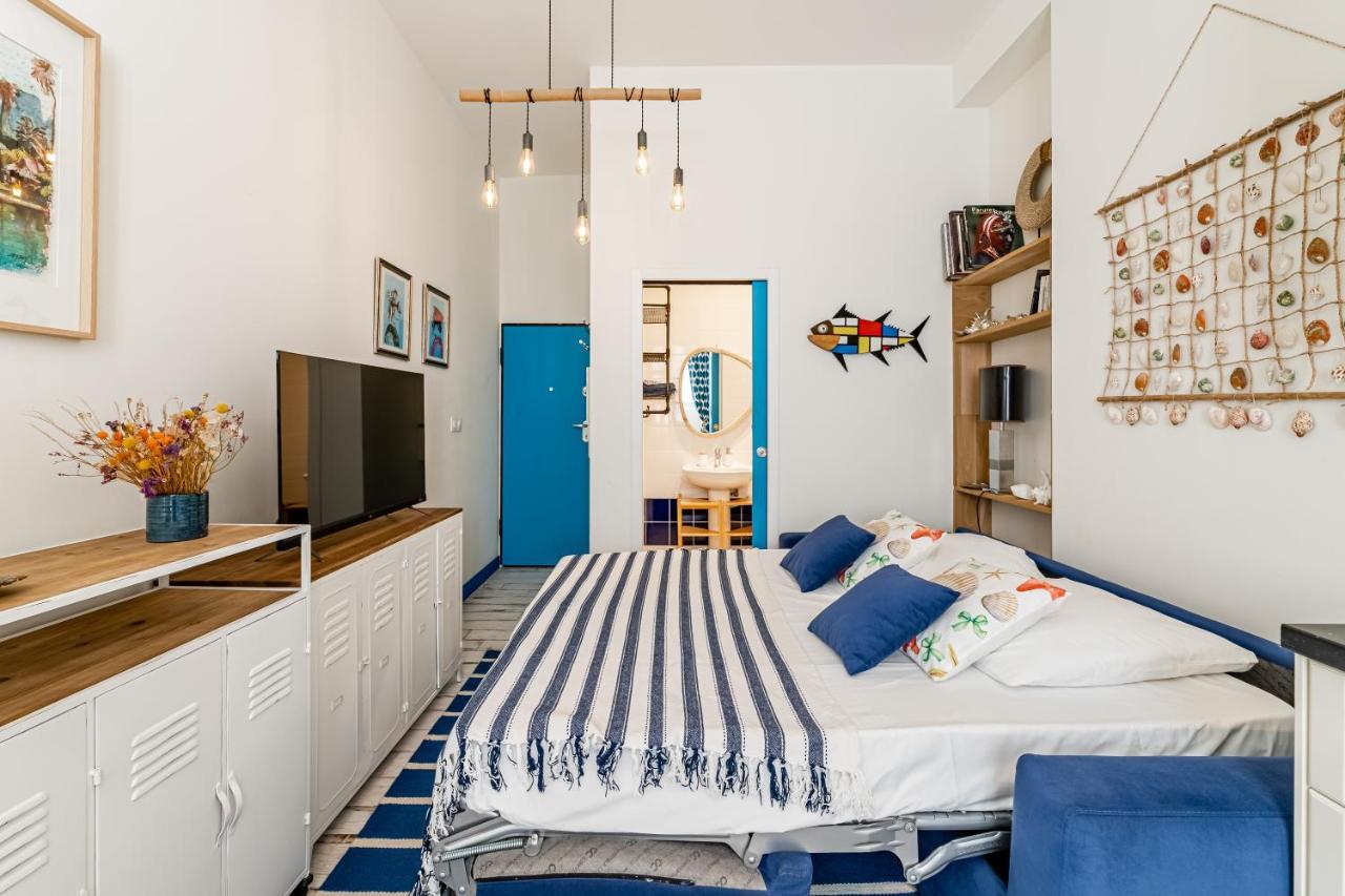 Studio Shell 26M2, 120M Vieux-Port, Clim, Wifi, Acces Autonome Avec Code Marsiglia Esterno foto